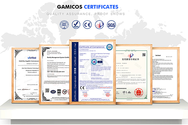 GAMICOS certifications